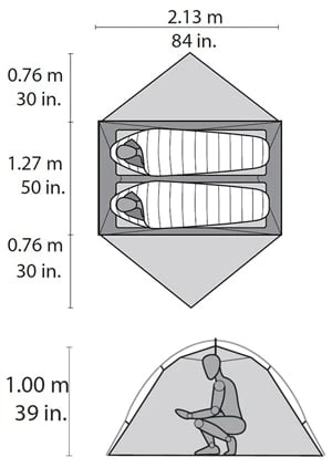 MSR Hubba Hubba NX - Green 6 MSR Hubba Hubba NX - Green - Afbeelding 4