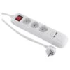 Q-Link Stekkerdoos 3V Schakelaar USB A/C 3.4A 1.5M - Wit -Kampeerhal Roden 2474534
