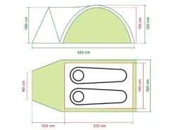 Coleman Tent Darwin 2+ -Kampeerhal Roden 317550 317550 images other colemandarwin2plus fp 1 ecommerce