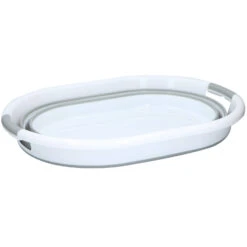Alpina Wasmand Opvouwbaar 61,8X44,8X8,2-27,8Cm -Kampeerhal Roden Alpina Wasmand Opvouwbaar Opgevouwen
