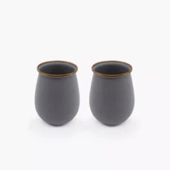 Barebones Tumbler/Enamel/Set 2 Pcs Slate Grey