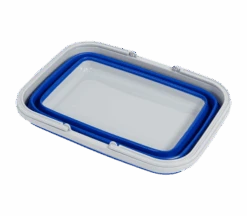 Happy Rhino Wasbak Opvouwb.16Ltr 46X34,2X18,4Cm -Kampeerhal Roden CGAA0042 GREY BLUE Redwood WasmandGroot 3