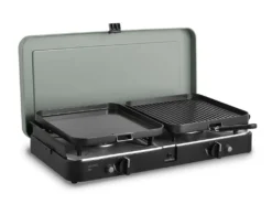 Cadac 2-Cook 3 PRO Deluxe 30Mbar Quick Release -Kampeerhal Roden Cadac 2 cook 3 pro deluxe 30mbar open