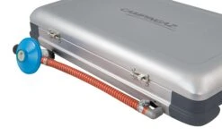 Campingaz Camping Kitchen 2 Cv Pz -Kampeerhal Roden Campingaz Gasbarbecue Camping Kitchen 2 CV PZ achterkant gasslang 2