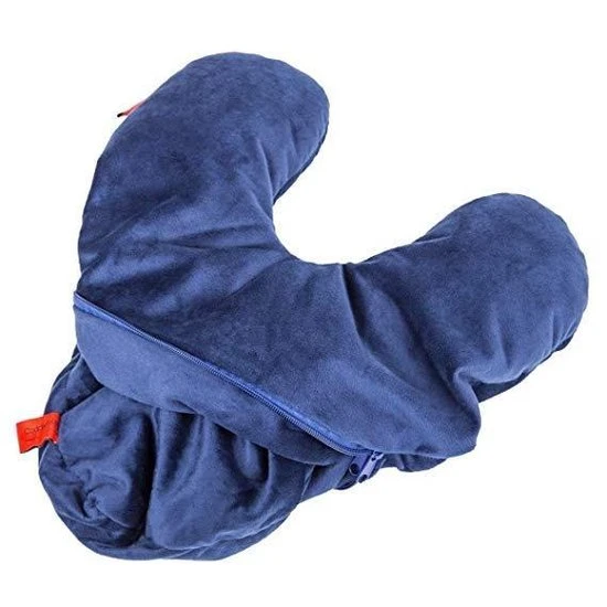 Cuddlebug Kussen 2 In 1 - Blauw 5 Cuddlebug Kussen 2 In 1 - Blauw - Afbeelding 3