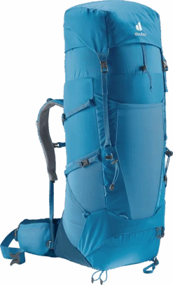 Deuter Backpack Aircontact Core 50+10 -Kampeerhal Roden Deuter aircontact core 50 10 blauw schuin