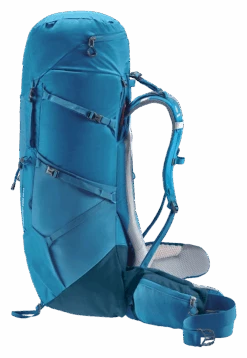 Deuter Backpack Aircontact Core 50+10 -Kampeerhal Roden Deuter aircontact core 50 10 blauw zijkant