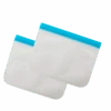Dotz Set Van 2 Herbruikbare Ziplock Zakken Uit Peva - Blauw -Kampeerhal Roden Dotz set van 2 herbruikbare ziplock zakken uit peva blauw