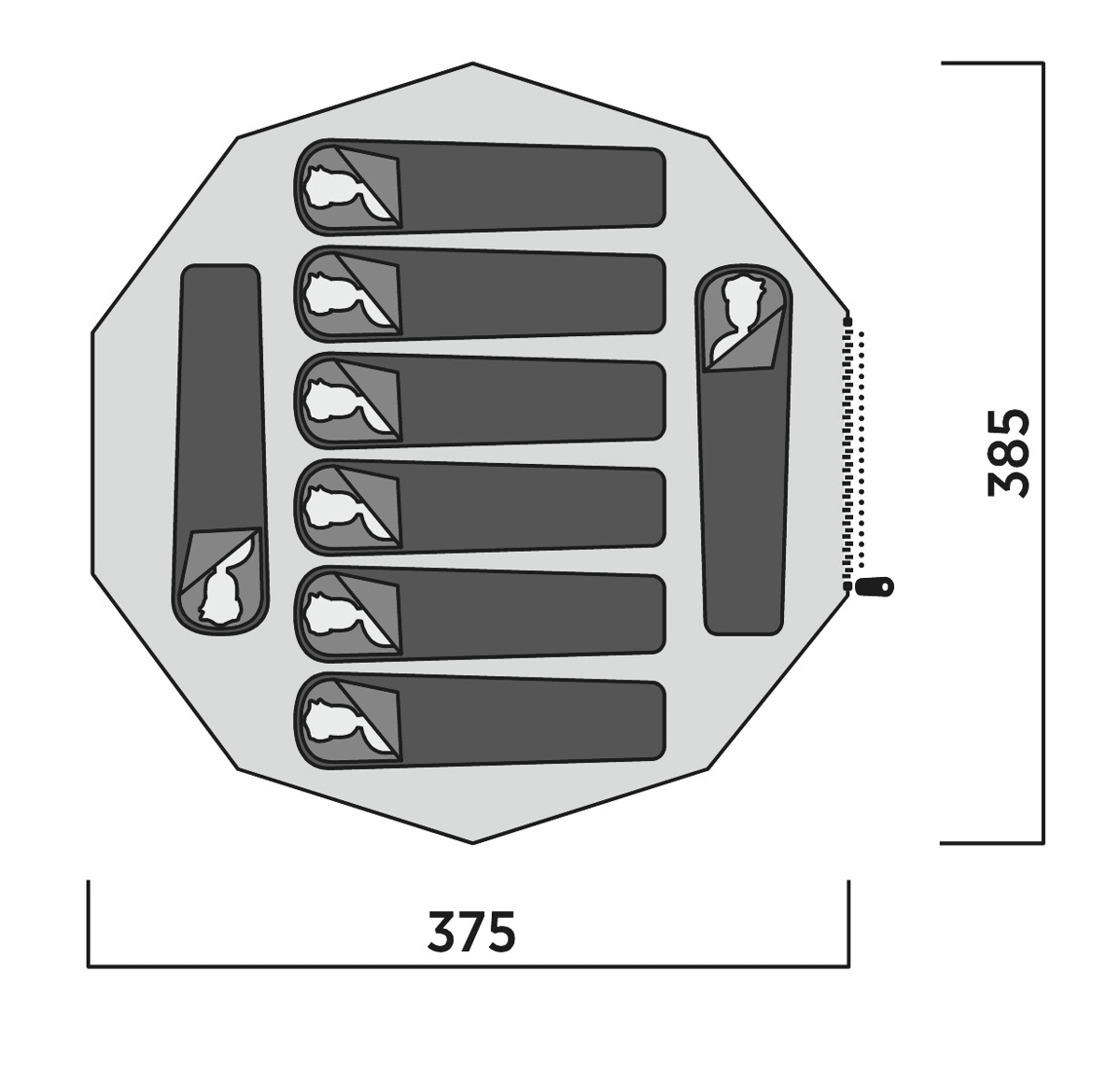 Easy Camp Rands Tipi Tent 5 Easy Camp Rands Tipi Tent - Afbeelding 3