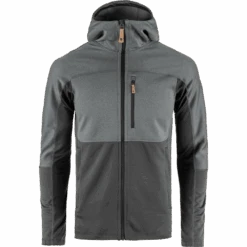 Fjallraven Abisko Trail Fleece Heren -Kampeerhal Roden Fjallraven Abisko Trail Fleece Iron Grey Grey