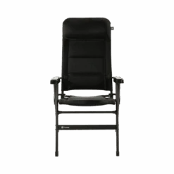 Travellife Stoel Barletta Comfort L Zwart -Kampeerhal Roden Gimeg Stoel Barletta Comfort L Zwart voorkant