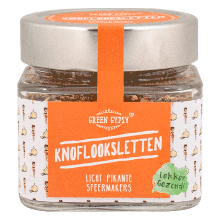 Green Gypsy Spices Knoflooksletten 3 Green Gypsy Spices Knoflooksletten