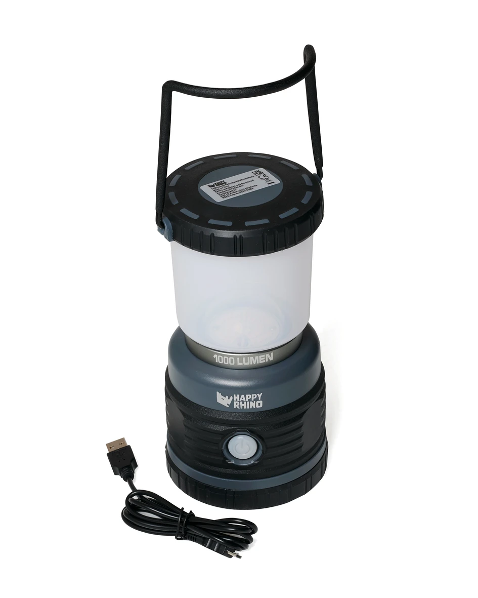 Happy Rhino Lamp Kiruna 1.000Lm Rechargeable Grey/Black 6 Happy Rhino Lamp Kiruna 1.000Lm Rechargeable Grey/Black - Afbeelding 4