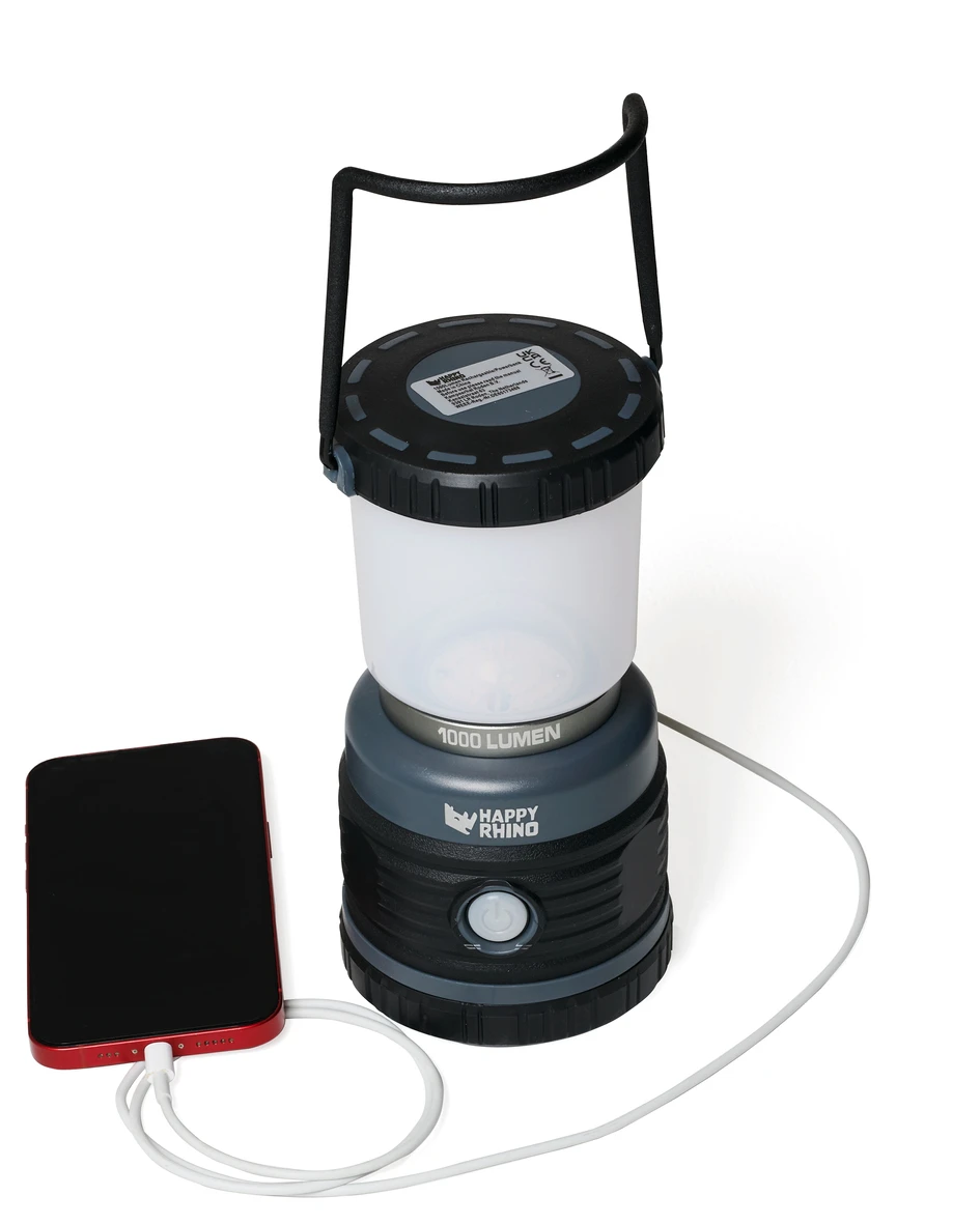 Happy Rhino Lamp Kiruna 1.000Lm Rechargeable Grey/Black 9 Happy Rhino Lamp Kiruna 1.000Lm Rechargeable Grey/Black - Afbeelding 7
