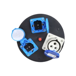 PROPLUS Kabelhaspel 25m Schuko En CEE -Kampeerhal Roden Kabelhaspel 25m Schuko en CEE bovenkant