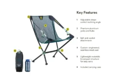 Nemo Moonlite Reclining Camp Chair - Lagoon -Kampeerhal Roden Nemo Moonlite Reclining Camp Chair Lagoon 8