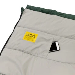 Nomad Slaapzak Aztec Premium Comfort - Groen -Kampeerhal Roden Nomad Deken Slaapzak Aztec Premium Comfort telefoon