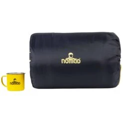 Nomad Slaapzak Brisbane - Dark Denim -Kampeerhal Roden Nomad Deken Slaapzak Brisbane Dark Denim pakmaat