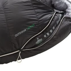 Nomad Mummy Slaapzak Fornax 480 (L) - Black -Kampeerhal Roden Nomad Mummy Slaapzak Fornax 480 L Black rits