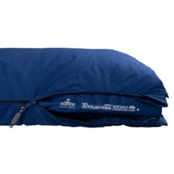 Nomad Slaapzak Blazer Down - Navy -Kampeerhal Roden Nomad Slaapzak Blazer Down Navy rits