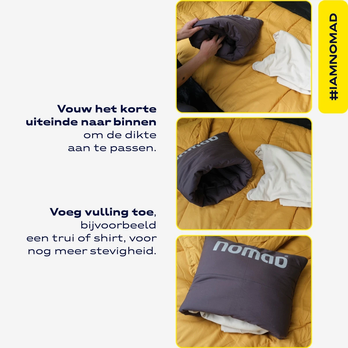 Nomad Wollip Reiskussen 7 Nomad Wollip Reiskussen - Afbeelding 5