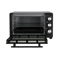 Mestic Oven 30Ltr 1.200 Watt Hete Lucht Mho-130 -Kampeerhal Roden OVEN 30LTR 1200 WATT HETE LUCHT MHO 130 open