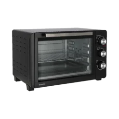 Mestic Oven 30Ltr 1.200 Watt Hete Lucht Mho-130 -Kampeerhal Roden OVEN 30LTR 1200 WATT HETE LUCHT MHO 130 rechts schuin