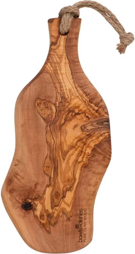 Olijfhouten Serveerplank 30-35 Cm Rustique Met Handvat 3 Olijfhouten Serveerplank 30-35 Cm Rustique Met Handvat