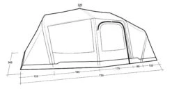 Outwell Tent Hartford 6 Air -Kampeerhal Roden Outwell Tent Hartford 6 Air 10