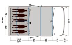 Outwell Tunneltent Hayward Lake 5 ATC -Kampeerhal Roden Outwell Tunneltent Hayward Lake 5 ATC 8