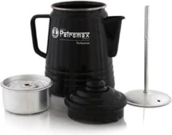Petromax Emaille Percolator Perkomax Zwart 1.3 L -Kampeerhal Roden Petromax Emaille Percolator Petromax Zwart 1.3 L 2