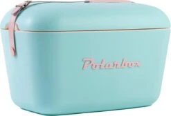 Plastico Polarbox -Kampeerhal Roden Polarbox 20 liter cyan baby rose