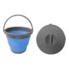 PROPLUS Emmer Vouwbaar 5 Liter Met Deksel -Kampeerhal Roden ProPlus emmer vouwbaar met deksel blauw