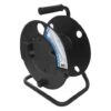 Proplus Kabelhaspel Leeg -Kampeerhal Roden ProPlus kabelhaspel zwart