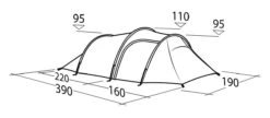 Robens Tent Sage 3 Pro -Kampeerhal Roden Robens Tent Sage 3 Pro 10