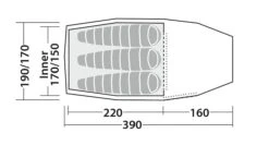 Robens Tent Sage 3 Pro -Kampeerhal Roden Robens Tent Sage 3 Pro 9