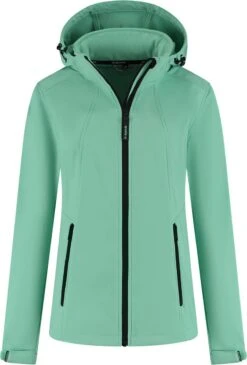 Kjelvik Softshell Leah Dames -Kampeerhal Roden Softshell Leah Dames Turquoise
