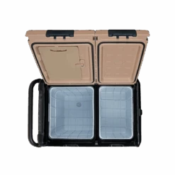 Steamy-E Dual Zone Roller (45L) Uitschuifb Handvat Beige -Kampeerhal Roden Steamy E Dual Zone Roller 49 liter beige 4 2