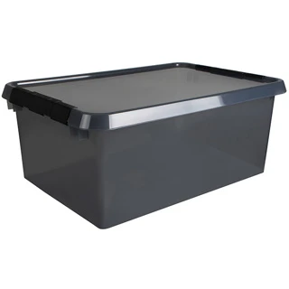 Sunware Comfort Line Opbergbox 45L Transparant Grijs 3 Sunware Comfort Line Opbergbox 45L Transparant Grijs