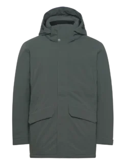 Tenson Chris Jacket Heren -Kampeerhal Roden Tenson Chris Jacket Heren Coal Green Shell Voorkant