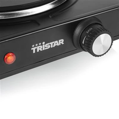 Tristar Kookplaat 1 Pits 1500W Zwart 4 Tristar Kookplaat 1 Pits 1500W Zwart - Afbeelding 2