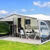 Walker Caravanluifel Weekender 240 Alu Frame -Kampeerhal Roden Weekender antraciet 1030x686