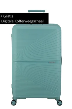 American Tourister Airconic Spinner 55/20 Tsa -Kampeerhal Roden airconic spinner 77cm dusty turquoise 1