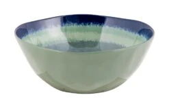 Bo-Camp Servies Halo Blauw/Groen 12-delig -Kampeerhal Roden bo camp servies halo blauw groen 12 delig schaal 2