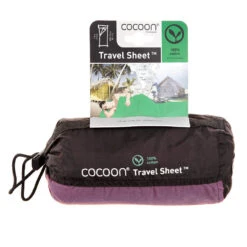 Cocoon Travelsheet 100% Cotton - Elephant Grey -Kampeerhal Roden cocoon travelsheet elephant grey 100 cotton verpakking