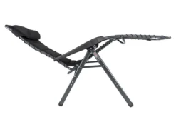 Crespo Stoel Ap-232/80 Zwart Air-Deluxe -Kampeerhal Roden crespo ap 232 air deluxe relaxstoel black 4