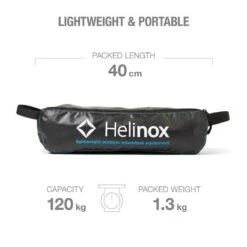 Helinox Swivel Chair - Black -Kampeerhal Roden helinox swivel chair lichtgewicht stoel achterkant 5