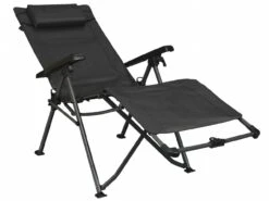 Isabella Relaxstoel Freja, Dark Grey -Kampeerhal Roden isabella freja relax vouwstoel 2
