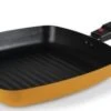 Kampa Square Frying Pan Sunset -Kampeerhal Roden kampa dometic square frying pan sunset yellow 1