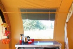 Karsten Kapstok Tunneltent - Beige -Kampeerhal Roden karsten kapstok beige 4